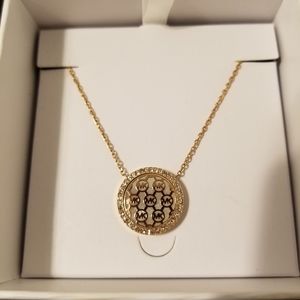 Michael Kors Monogram Pendant Necklace